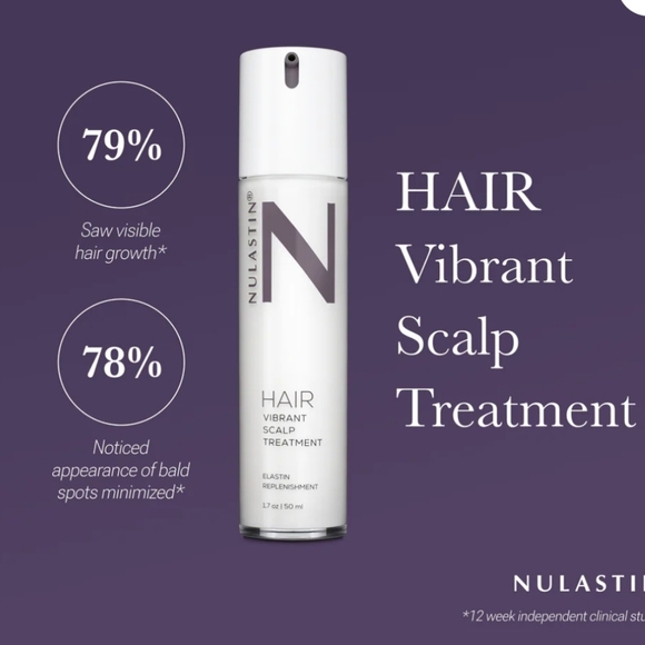 NIB Nulastin HAIR Vibrant Scalp Treatment Elastin Replenishment Full Sz … - Picture 2 of 3